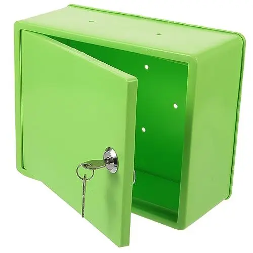 Produktbild: MAGICLULU Aufbewahrungsbox Mit Schloss Für Garten Und Außenbereich Hängebox Organizer Aus Kunststoff Sicher Verschließbar Für Gartengeräte Und Kleinteile