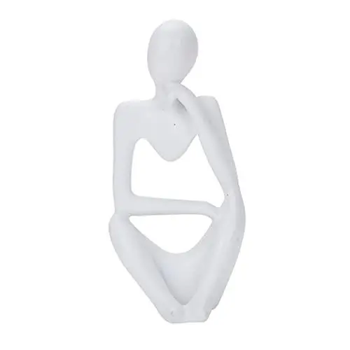 Produktbild: MAGICLULU Abstrakte Statue Aus Harz Wohnzimmer Dekoration Stilvolle Tischverzierung Für Moderne Räume Kreatives Kunstobjekt Für Schreibtisch Und Heimaccessoires