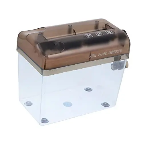 Produktbild: MAGICLULU Tragbarer Hand-aktenvernichter Abs-Material A4-papiervernichtungsmaschine Home Office Sicherer Dokumentenschneider