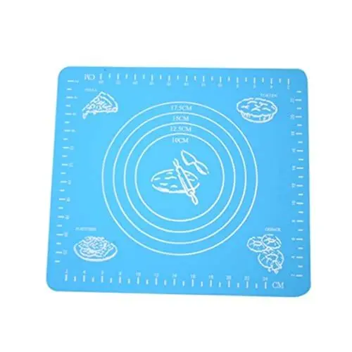Produktbild: MAGICLULU Backmatte Aus Lebensmittelechtem Silikon Antihaftbeschichtet Ausrollmatte Für Gebäck Maße 29 X 26 Cm Zum Backen Von Pizza