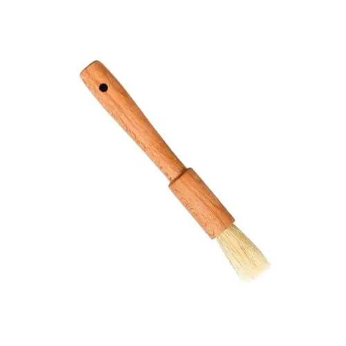 Produktbild: MAGICLULU Backpinsel Bastelpinsel Bürste zum Backen Eierbürste borstenbürste marinierpinsel lackierter Pinsel BBQ-Marinadenbürste Buche Grillbürste flacher Griff