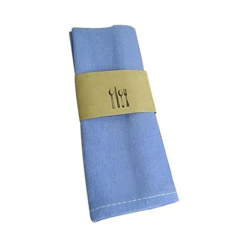 Produktbild: MAGICLULU Robustes Serviettenset Aus Flachsleinen Tischdecke Und Serviette Küchenservietten Abendessenservietten Backleinen Geschirrtuch Weicher Stoff