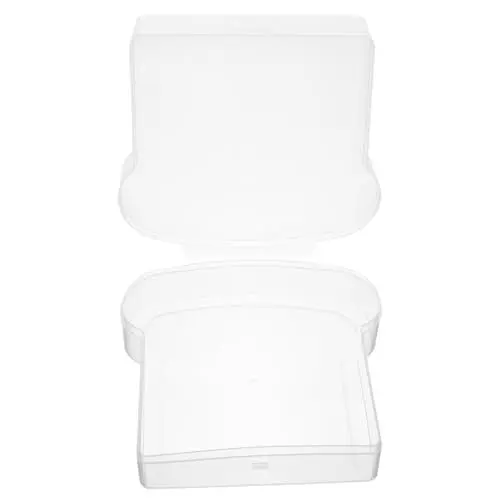 Produktbild: MAGICLULU Box Toast Sandwich Box Brotbehälter Lunchbehälter Sandwich Halter Sandwich Verschlusshülle Sandwich Aufbewahrungsbehälter Mit Deckel Snackbehälter Sandwich Lebensmittelbehälter Pp