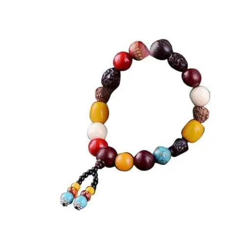 Produktbild: MAGICLULU Buddha Perlen Autoanhänger Dekorative Hängedeko für Schaltknüppel Natürlicher und Haltbarer Glücksbringer für Ihr Fahrzeug Perfektes für Freunde und Familie