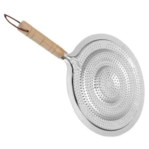 Produktbild: MAGICLULU Dämmplatten Kochinduktionsadapter Wärmediffusor für Gasherd Induktionsheizpfannen terassenliege schwenkgrill dreibein Tischset Topflappen Wärmediffusoren für die Küche Eisen Silver