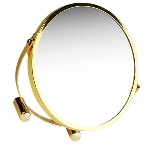 Produktbild: MAGICLULU Schminkspiegel Für Schreibtisch Klappspiegel Kleine Spiegel Gesichtsspiegel Standspiegel Kosmetikspiegel Schreibtisch Reise-schminkspiegel Tischspiegel Mit Ständer Für