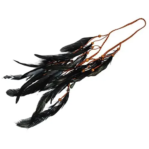 Produktbild: MAGICLULU Retro Feder Haarband Dekorative Feder Stirnband Für Party Kopfbedeckung Für Frauen