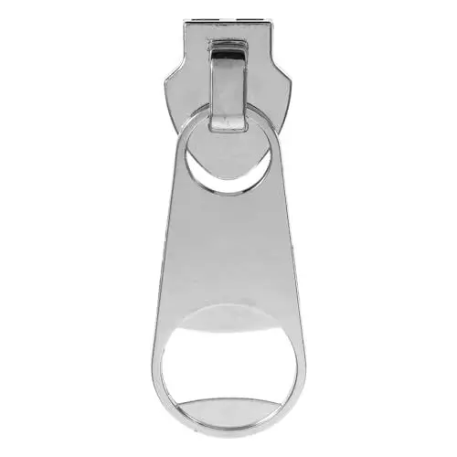 Produktbild: MAGICLULU Kapselheber Magnetischer Flaschenöffner Aus Edelstahl Im Kreativen Zipper Design Praktischer Kühlschrankmagnet Ideal Für Bierflaschen Bier Flaschenöffner