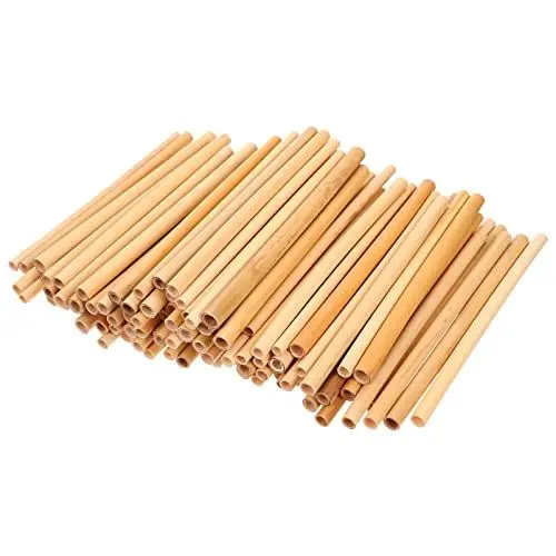 Produktbild: MAGICLULU Gartenbedarf 100 Stück Bienenrohre Mauerbienennistrohre Rohrbienenrohre 15Cm Rohre