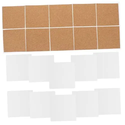 Produktbild: MAGICLULU 10satz Untersetzer Für Heiße Teller Sublimationsuntersetzer-rohlinge Tassenuntersetzer-rohlinge Aus Keramik Wärmeisolierend Und rutschfest DIY Wärmeübertragungsuntersetzer