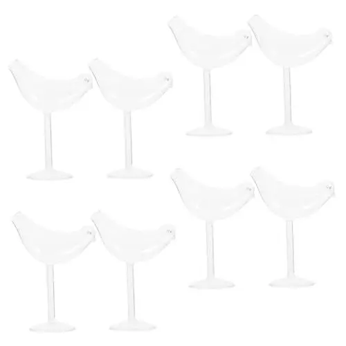 Produktbild: MAGICLULU Gläser 8St Vogel Sektgläser Whiskyglasbecher Weingläser whiskey glasses räucherstäbchen einfacher Trinkbecher Cocktailgläser Spiral- Glas Karaffe rauchig Bankett Saft Glas