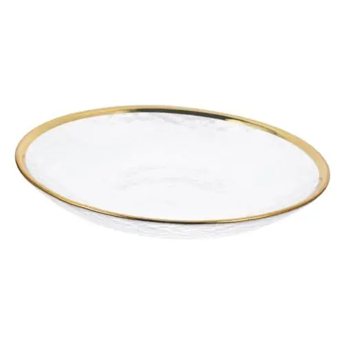 Produktbild: MAGICLULU Glasschale zarter Speiseteller Frühstücksteller zu Hause kleine Teller Lebensmittelschalen für den Haushalt Teller zum Servieren von Speisen Glasplatten Mehrzweck-Speiseteller