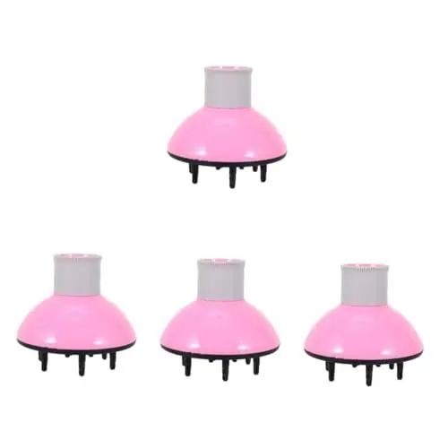 Produktbild: MAGICLULU Haartrockner Zubehör 4 Stück Fön Abdeckung Zubehör Locken Abs Werkzeug Rosa Hair Dryer Diffuser