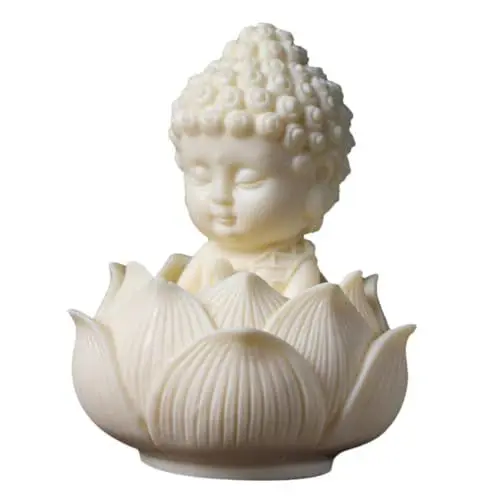 Produktbild: MAGICLULU 1satz Buddha Statue Dekoration Für Zen Garten Retro Resin Buddha Figur Als Tischornament Für Und Schlafzimmer Für Spirituelle Räume Und Meditationsbereiche