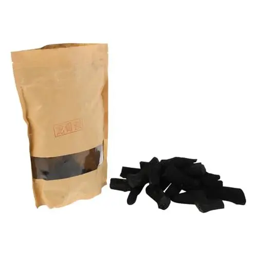Produktbild: MAGICLULU Holzkohlegrill Tragbare Grillkohle Kaminholzkohle Campingkohle Klumpen Kohle Picknick-holzkohle Holzkohleversorgung Kamingrill Holzkohle Herd Kohle Bambuskohlemischung Black