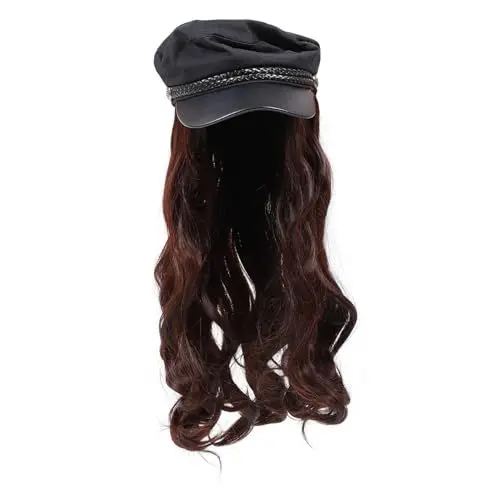 Produktbild: MAGICLULU Modische Perückenkappe Für Haarverlängerungen Perücken Perücken Für Frauen Lockige Perücken Hut Warmes Accessoire