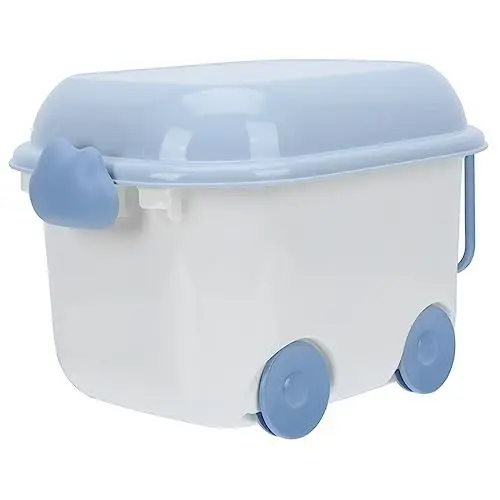 Produktbild: MAGICLULU Kasten Aufbewahrungskiste Würfel ausgestopft Haustier Weiden storage boxes aufbwahrungs-box Rollcontainer toy box aus Kunststoff Kleiderbehälter pp Blue