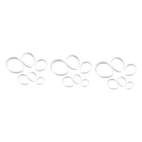 Produktbild: MAGICLULU Keksformen 18 Stk Sandwichformen Metallkeks Stirbt Fondant-ausstecher Metall Stirbt Backen Cookie-kuchen Blütenblätter Geformte Zuckerform Werkzeug Zuckerblume Plätzchen