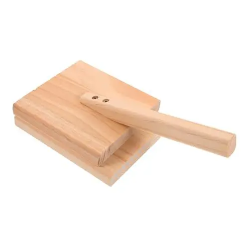 Produktbild: MAGICLULU Knödelverpackung Mexikanischer Tortilla-hersteller Pergamentpapier Mehlpresse Knödelhautpresse Manuelle Teigpresse Empanada-pressform Knödelhautform Wantan-maschine Klein Holz