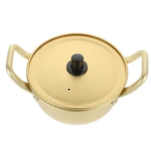 Produktbild: MAGICLULU Ramen-topf Aus Aluminium Mit Doppelgriff Kochtopf Für Suppen Und Nudeln Langlebig Und Wärmeleitfähig