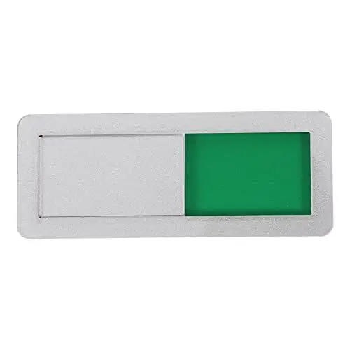 Produktbild: MAGICLULU Acryl Türschild Mit Schieber Besetzt Vakant Anzeige Für Besprechungsräume Office Privacy Sign Einfache Montage Ohne Bohren Für Büros Und Öffentliche Räume