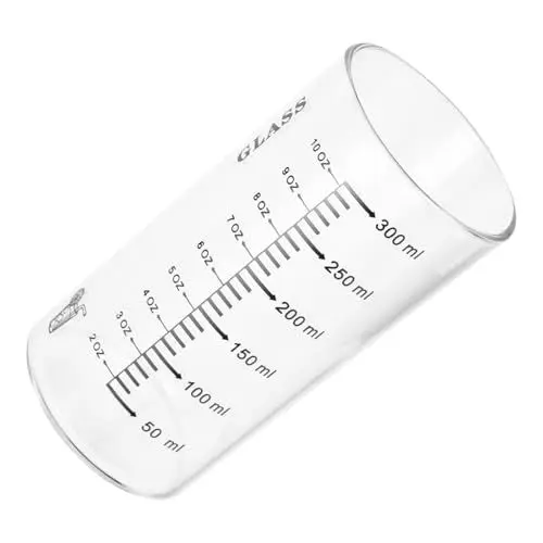 Produktbild: MAGICLULU Kreative Milchbecher Aus Borosilikatglas 301-400ml Hitzebeständig Für Kaffee Milch Und Säfte Runde Kanten Für Milch-servierbecher