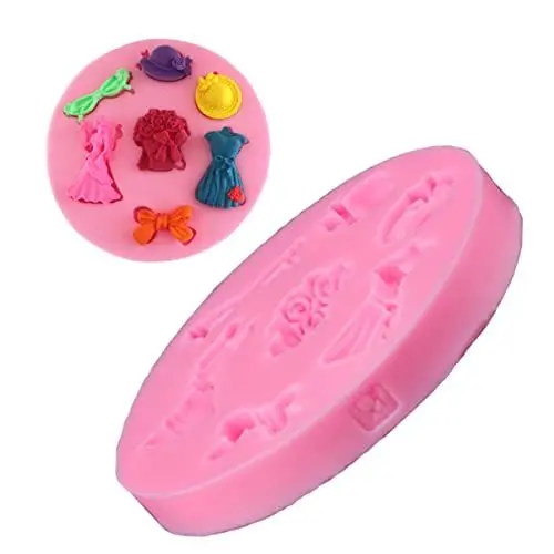 Produktbild: MAGICLULU Hochwertige Silikonform Für Fondant-dekoration Backwerkzeuge Für Hochzeitskuchen Geburtstagstorten Und Süßigkeiten - Antihaftbeschichtet Temperaturbeständig