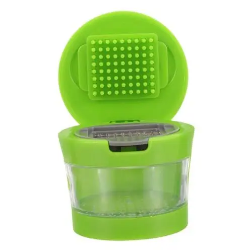 Produktbild: MAGICLULU Küchenhandwerkzeuge Knoblauchpresse Für Die Küche Elektrische Mühle Zerkleinerer Für Trockene Nüsse Knoblauchpresse Wippe Käsemühle Vegetarischer Fleischwolf Mixer Green