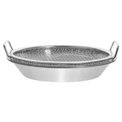 Produktbild: MAGICLULU 1satz Frittier-abtropfplatte Mit Ölfilternetz Teiliges Für Snacks Und Frittierte Speisen Abtropfen Und Servieren Langlebig Und Modern