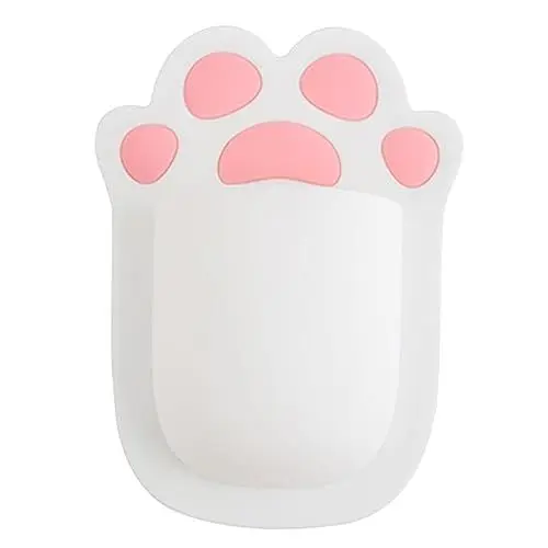 Produktbild: MAGICLULU 1 Stück Montiert Lagerung Rack Cartoon Tier Form Silikon Bad Organizer Schlag Kostenloser Lagerung Container Weiß