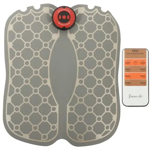 Produktbild: MAGICLULU Massagematte Fußmassagegerät akupressurmatte klappbare Beine Vibrationsplatte ferngesteuerter Fußstimulator Massagekissen Massagepads Fußwärmetherapie Körper Abs