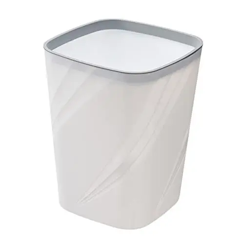 Produktbild: MAGICLULU Mülltonne Müllcontainer Müllhalter Abfalleimer Kreativer Mülleimer Mode Abfallbehälter Einfacher Aschebehälter Abfallaufbewahrungseimer Abfallbehälter Büro Mülleimer