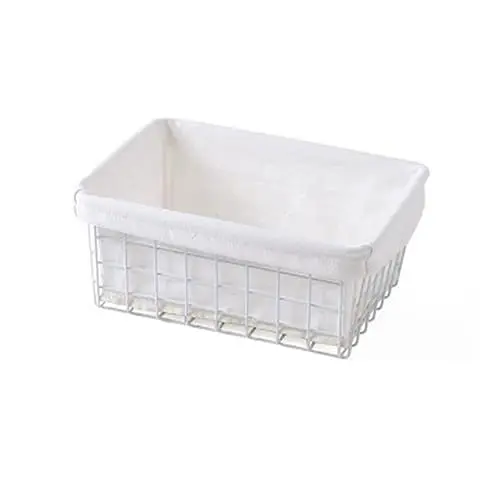 Produktbild: MAGICLULU Aufbewahrungskorb Aus Schmiedeeisen Rostfrei Für Badezimmer Toilettenartikel Organizer Für Küchengewürze Und Schreibtisch 28 5 X 22 X 12 Cm