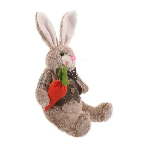 Produktbild: MAGICLULU Osterhase Ostern Stofftier Häschen-umarmungskissen Ostern Stoffhase Süßes Osterkaninchen Zum Kuscheln Kaninchen Stofftier Spielzeug Ornamente Männlich Schreibtisch
