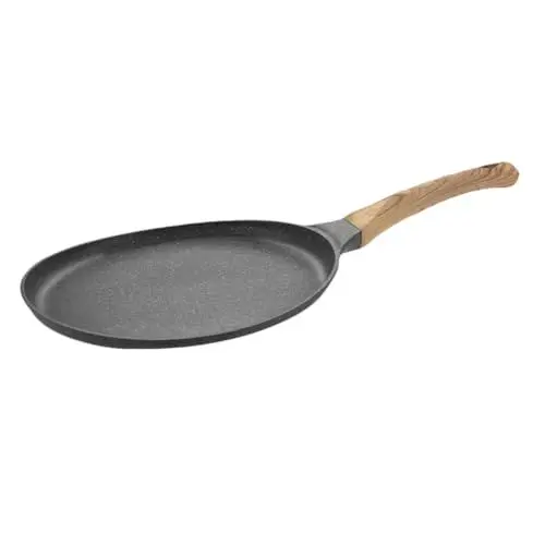 Produktbild: MAGICLULU Pfannkuchen Bratpfanne Antihaftbeschichtete Bratpfanne Pfannkuchenpfanne Aluminium Bratpfanne Antihaft Omelettpfanne Aluminium Dosa-pfanne Multifunktion Holz Kleine Bratpfanne
