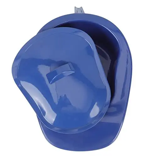 Produktbild: MAGICLULU Piercing-Entfernungswerkzeug Tragbare Toilette Bettpfanne für Bettlägerige Wochenbett Bettpfanne Bettpfannen für ältere Männer Mit Deckel Urinal Container Fräulein