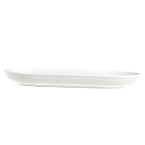 Produktbild: MAGICLULU Ovale Servierplatte Dampfende Platte Keramik Lebensmittel Servierplatte Steak Platte Hotel Küche Verwenden