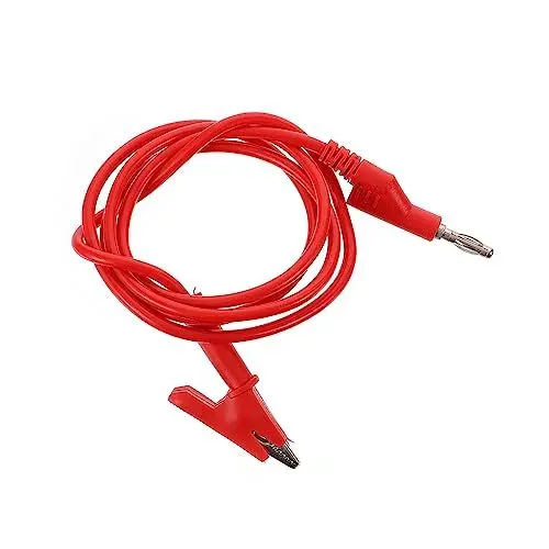 Produktbild: MAGICLULU Prüfkabel Mit Bananenstecker Und Krokodilklemme Gummi-saugerkabel Für Multimeter Und Elektronische Tests Robust Und Flexibel Für Mittlere Bis Niedrige Stromstärken