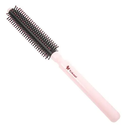 Produktbild: MAGICLULU Rollen kleine Rundbürste zum Föhnen von kurzen Haaren Frauen mini haarbürste Haartrockner für Damen tragbare Haarbürste Rundbürste für Styling-Haarbürste kurzes Haar Kamm Mann