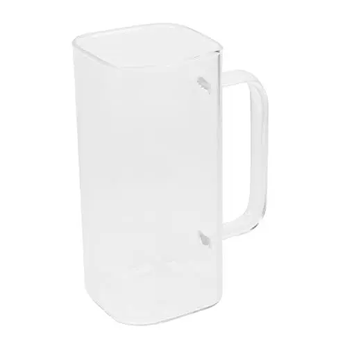 Produktbild: MAGICLULU Multifunktionaler Glasbecher Mit Griff Hitzebeständig Transparenter Trinkbecher Für Saft Wasser Und Cocktails Für Zuhause Und Partys