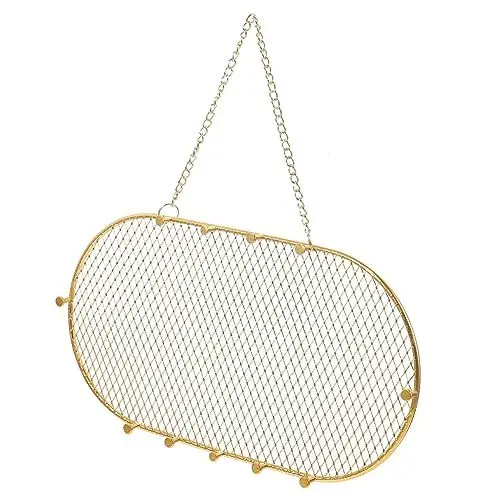 Produktbild: MAGICLULU Schmuckständer Kleiderständer Für Zu Hause Wand Ringschmuck Lichthausdekorationen Für Zu Hause Zierlicher Schmuck Ringhalter Schmuck Aufhänger Kabel Schmiedeeisen Ohrringe Haushalt