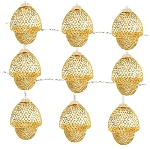 Produktbild: MAGICLULU Design Weihnachtslichterkette Warmweiße Lichter Im String Für Garten Innenbereich Und Festlichkeiten Batteriebetrieben Für Weihnachten Und Partys