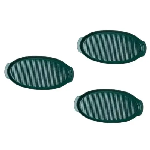 Produktbild: MAGICLULU Servierteller 3 Stk Fischdampfer aus Keramik keramik-auflaufform keramik grillschale Binaurale Keramikscheibe Keramik-Sushi-Teller Haushalt Kuchenform Japan Tablett Obstgericht