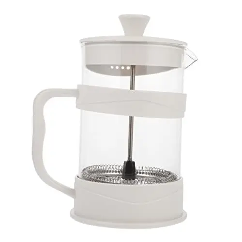 Produktbild: MAGICLULU Sieb Kaffeetasse Kaffeepadmaschine Handdruck Reisen Wasserflasche Weiß Glas Groß