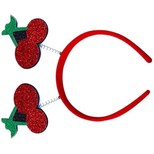 Produktbild: MAGICLULU Sommer Kirsch Stirnband Kirsch Design Stirnbänder Haarreifen Kopfbopper Haarband Damen Kostüm Zubehör Sommer Party Favorit