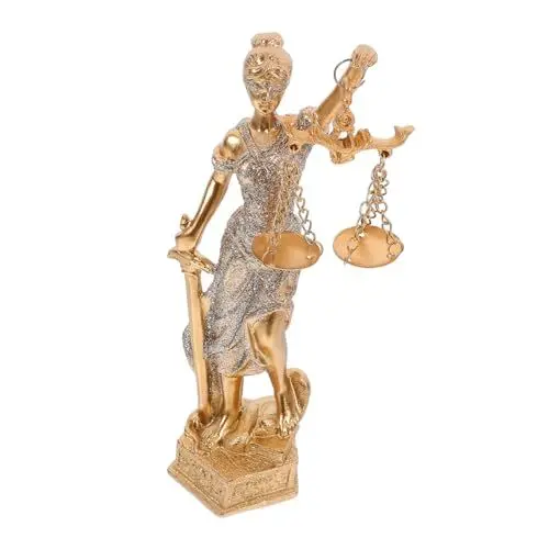 Produktbild: MAGICLULU Griechische Mythologie Gerechtigkeit Göttin Harz Statue Anwalt Büro Wohnkultur Skulptur