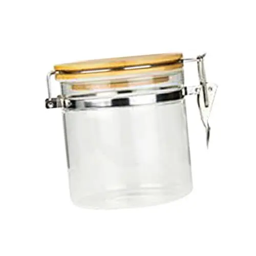 Produktbild: MAGICLULU Süßigkeiten Dose Lagerung von Getreide das Doseessen leer Glasgefäß mit Deckel Glasbehälter Vorratsdosen aus Glas Tee Container Lebensmittel Einmachglas Versiegeltes Glas