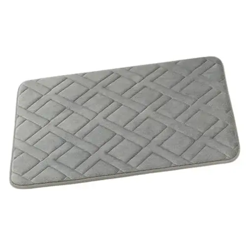Produktbild: MAGICLULU Teppiche Teppich Türvorleger Badezimmerunterlage Badematte Aus Memory-Schaum Fußmatten Für Badezimmer rutschfeste Badematte, Handtuch Bad-fußmatten Vermischt Verdicken Eingangstür