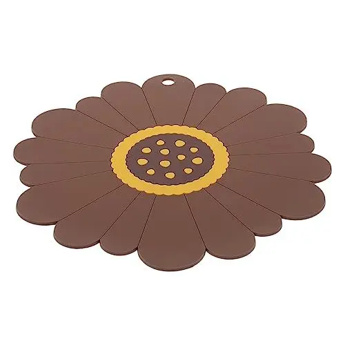 Produktbild: MAGICLULU Topflappen Mit Sonnenblumenmuster Isolierte Tasse Wärmedämmung Verbrühungsschutz