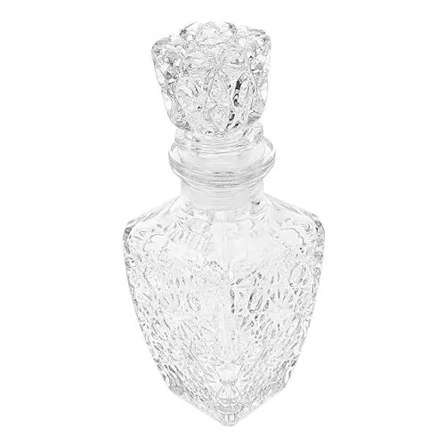 Produktbild: MAGICLULU Weinflasche aus Glas whiskey decanter whiskey dekanter Sodaglas Diamant Weindekanter versiegelter Behälter Wodkaglas transparenter Weindekanter Weinverpackungsgläser Geprägt Krug